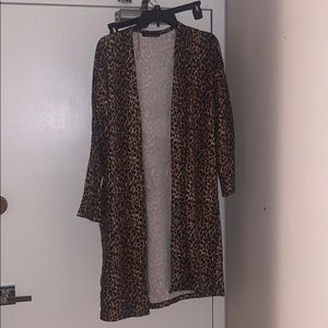 Leopard Print Cardigan